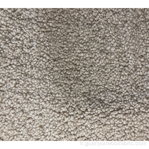 Polyester Soft Touch Sherpa Tissu en molleton